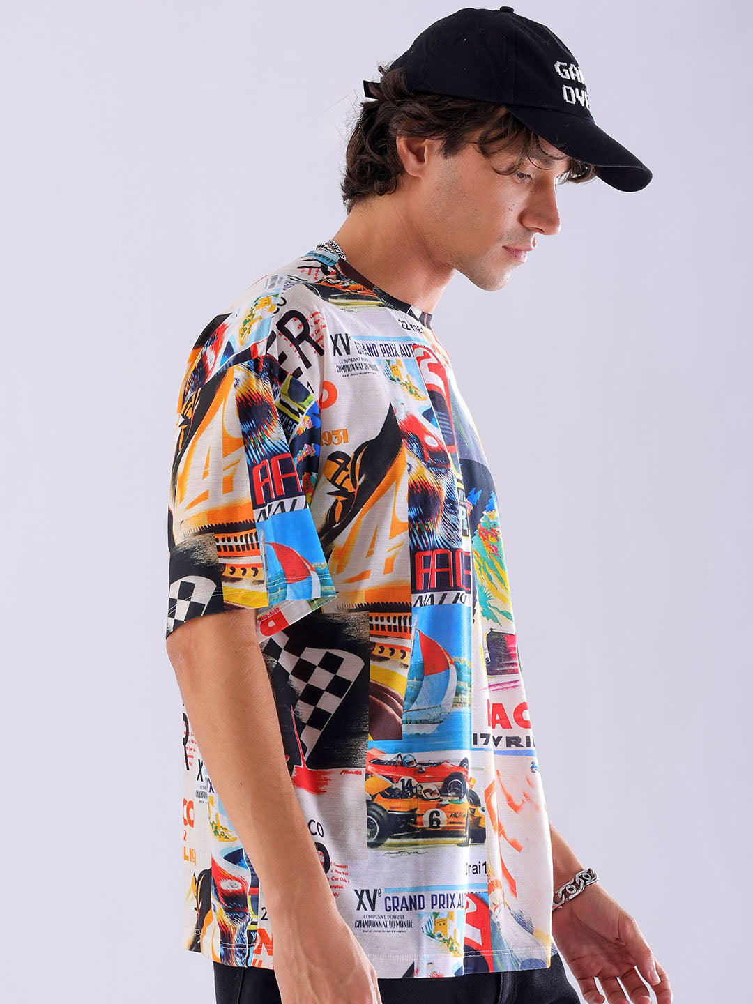 Shop Men's Printed Oversized T-Shirt Online.