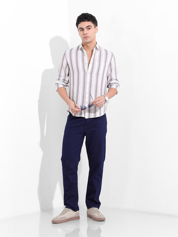 Men's Blue Slim Fit The Eternity Series Jeans