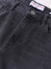 Men's Grey Slim Fit Solid Casual Jeans