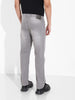 Men's Grey Slim Fit Solid Casual Jeans