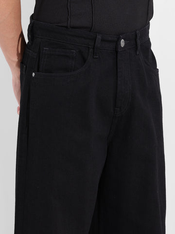 Men's Black Baggy Fit The Eternity Series Jeans