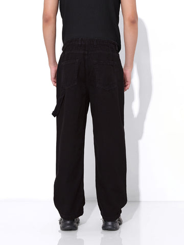 Men's Black Relaxed Fit The Eternity Series Jeans