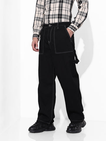 Men's Black Relaxed Fit The Eternity Series Jeans