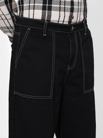 Men's Black Relaxed Fit The Eternity Series Jeans