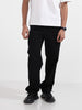 Men's Black Relaxed Fit Solid The Eternity Series Jeans