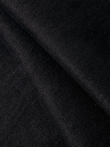 Men's Black Relaxed Fit Solid The Eternity Series Jeans