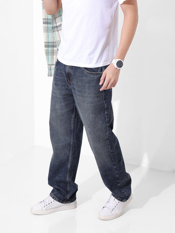 Men's Blue Relaxed Fit The Eternity Series Jeans