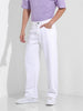 Men's White Relaxed Fit The Eternity Series Jeans