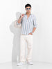 Men's White Relaxed Fit The Eternity Series Jeans