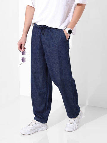 Men's Blue Loose Fit The Eternity Series Jeans