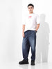 Men's Blue Loose Fit The Eternity Series Jeans