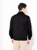 Men's Black Regular Fit Casual Solid Shacket