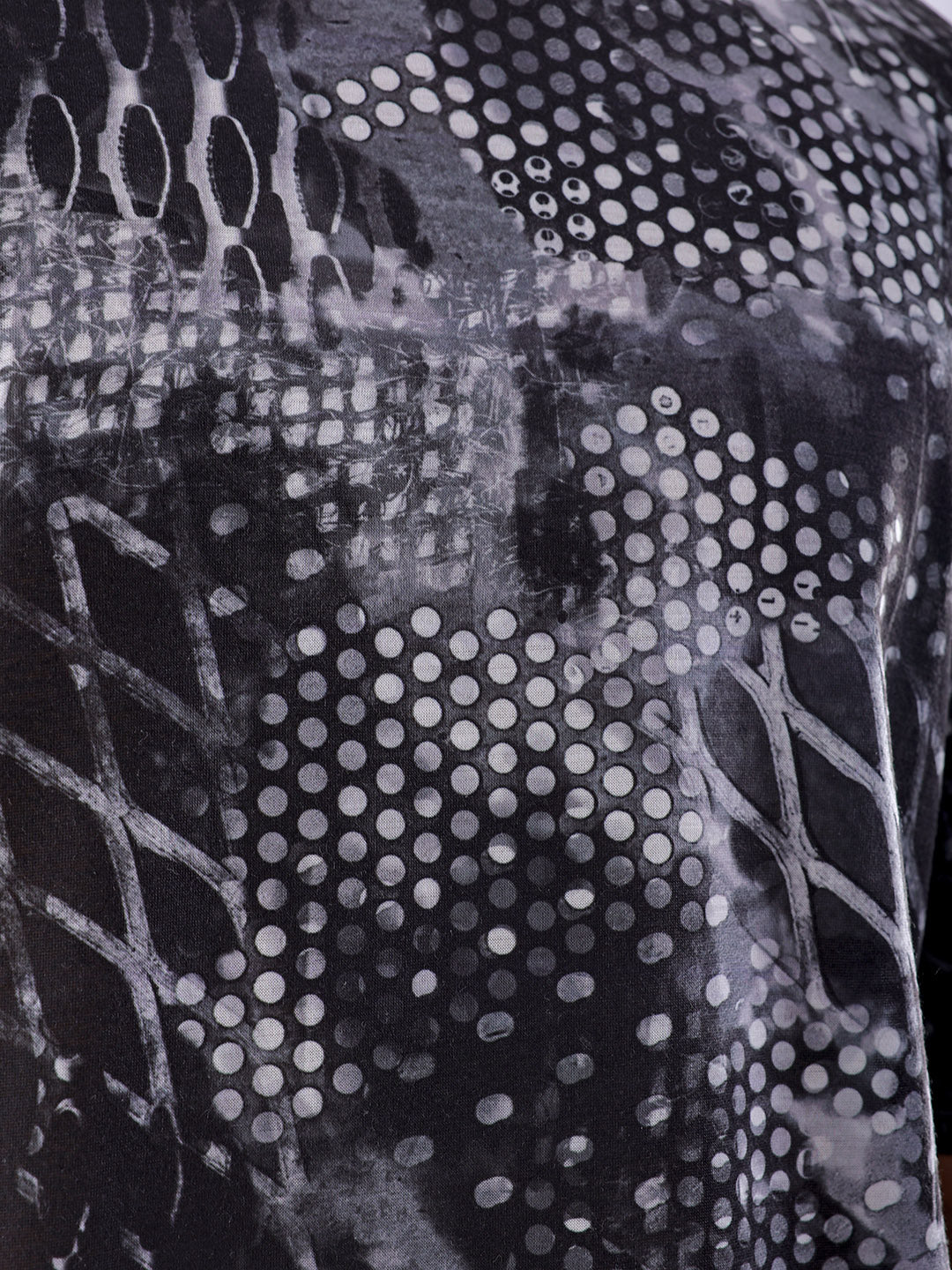 Shop Men's Metaverse Printed Oversized T-shirt Online.