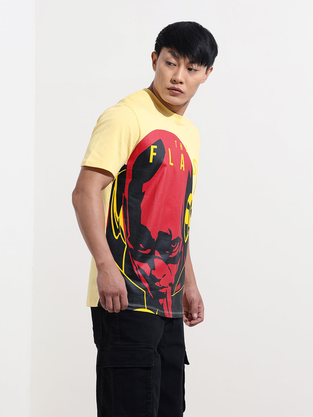 Men's Printed Applique Slim Fit T-shirt