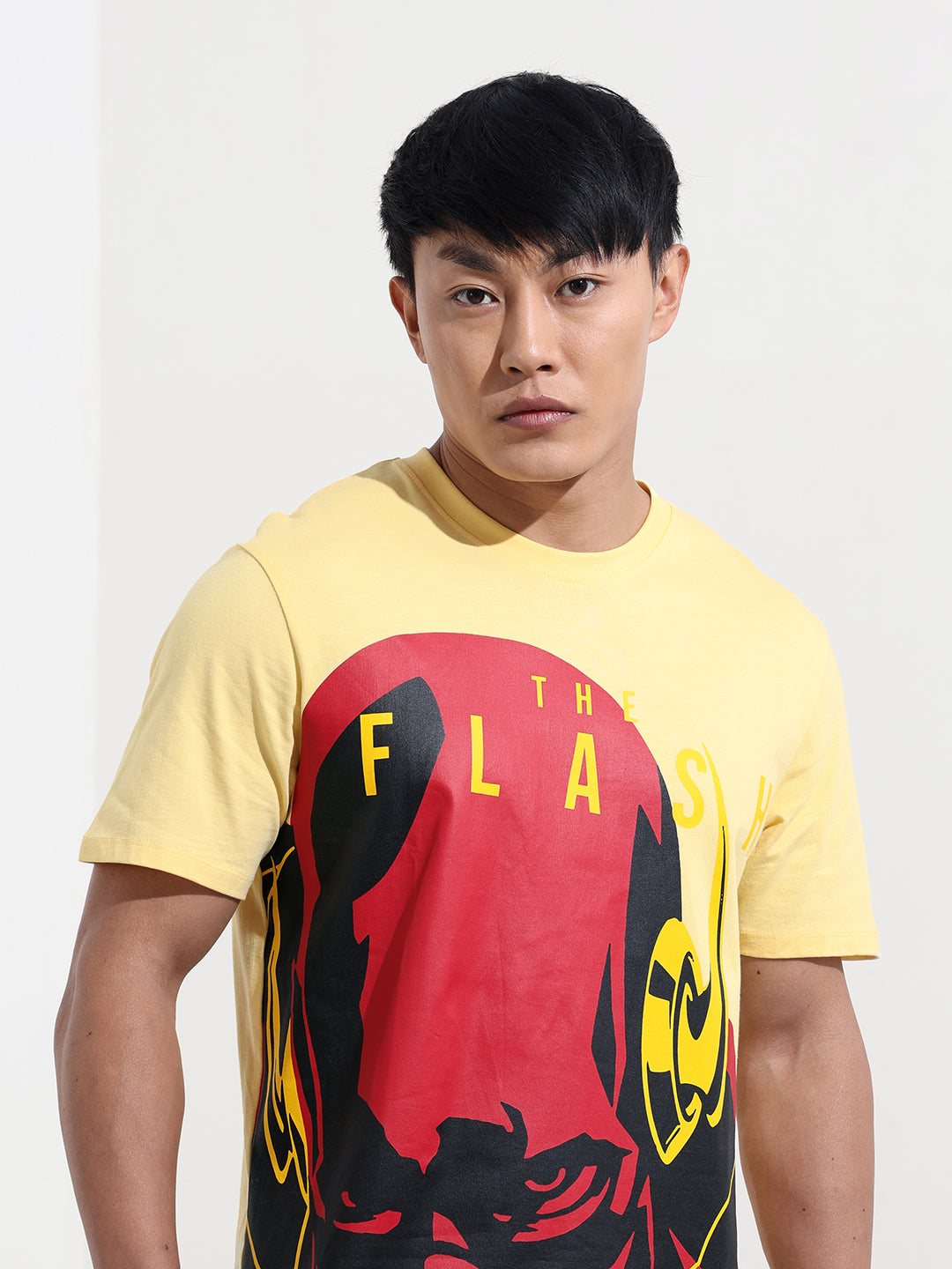 Men's Printed Applique Slim Fit T-shirt