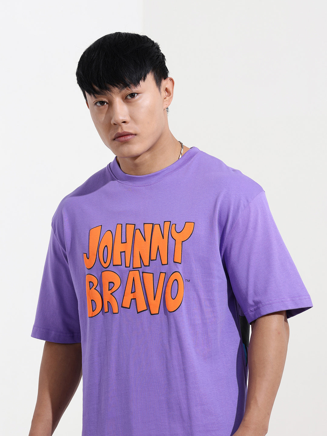 Men's Printed Raw Edge Boxy T-shirt