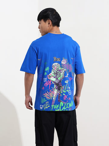 Men's Joker Graphic Printed Round Neck Cotton's Relaxed Fit T-shirt