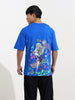 Men's Joker Graphic Printed Round Neck Cotton's Relaxed Fit T-shirt