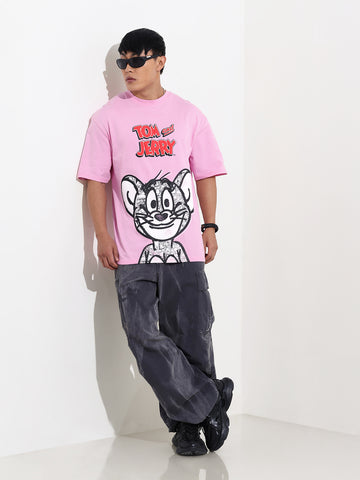 Men's Printed Pockets Boxy T-shirt