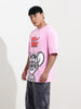 Men's Printed Pockets Boxy T-shirt