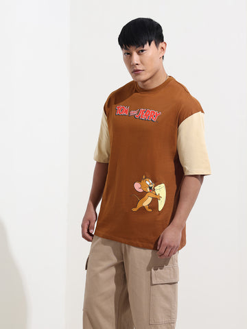 Men's Printed Pockets Boxy T-shirt