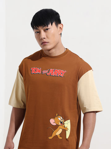 Men's Printed Pockets Boxy T-shirt