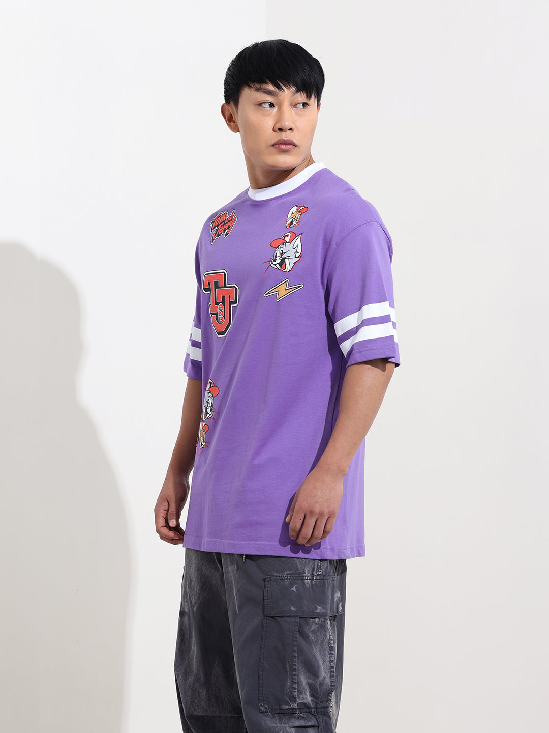 Men's Printed Applique T-shirt