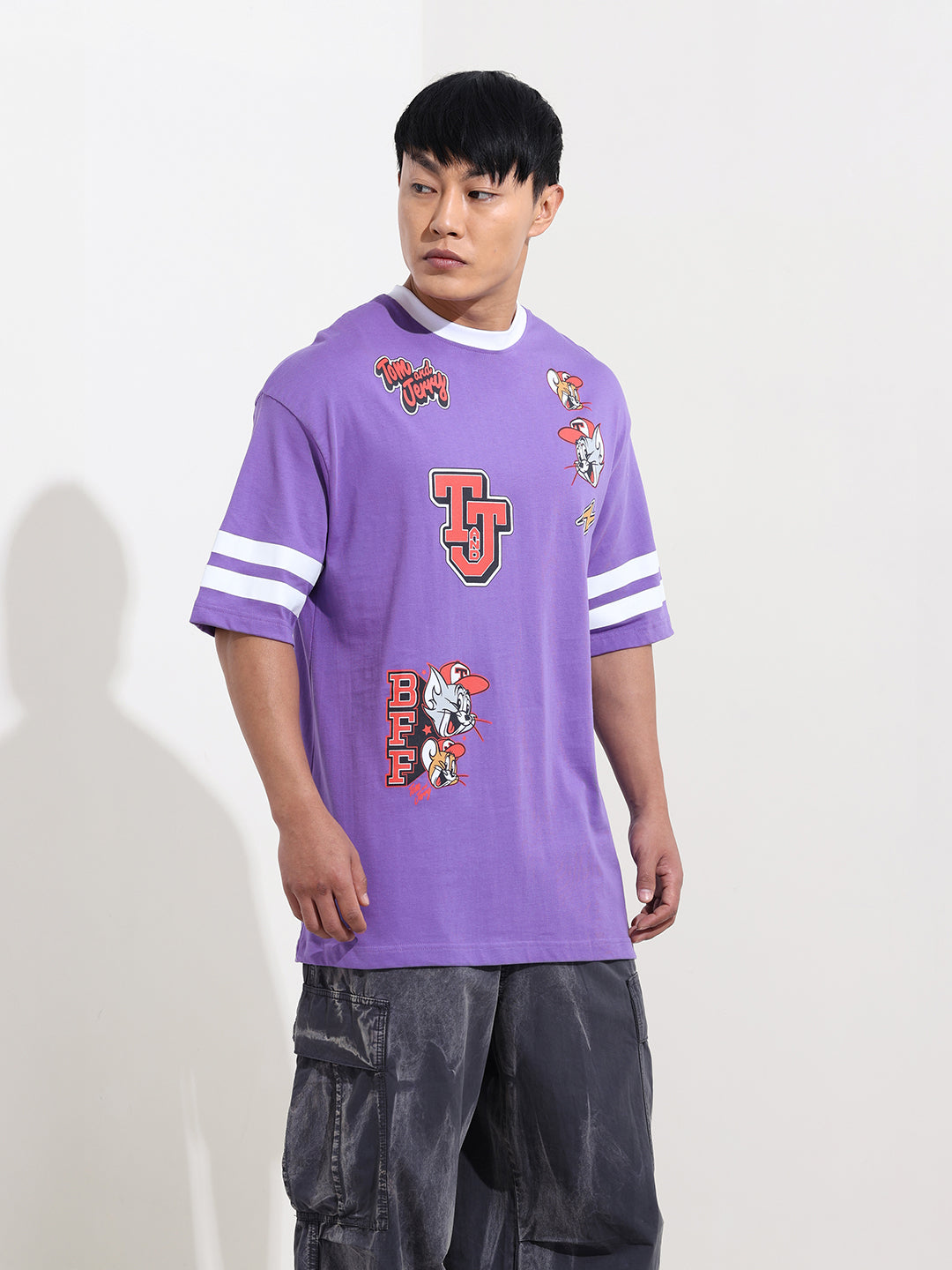 Men's Printed Applique T-shirt