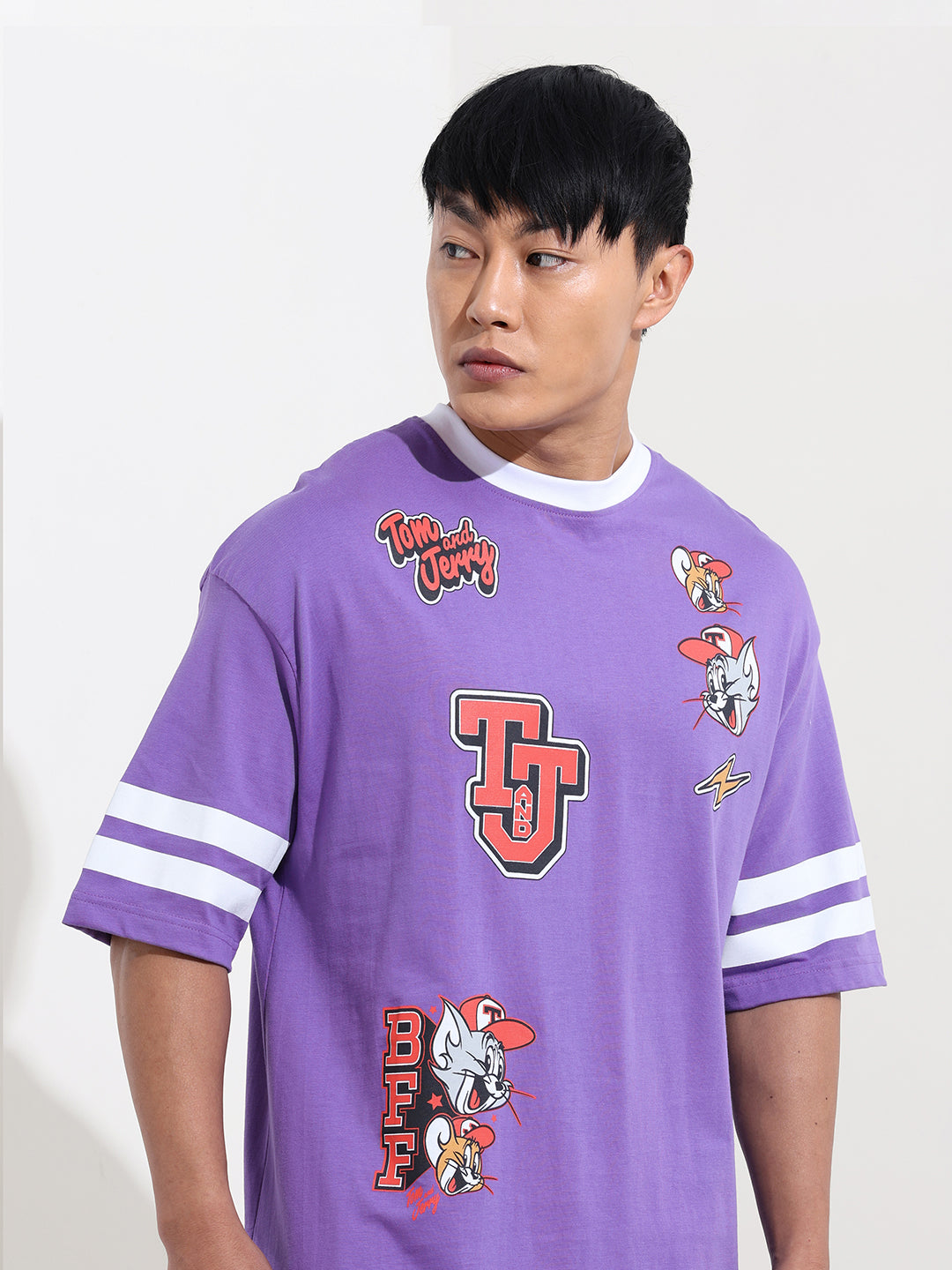 Men's Printed Applique T-shirt