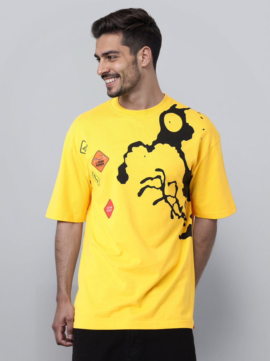 Men's Printed Pockets Boxy T-shirt