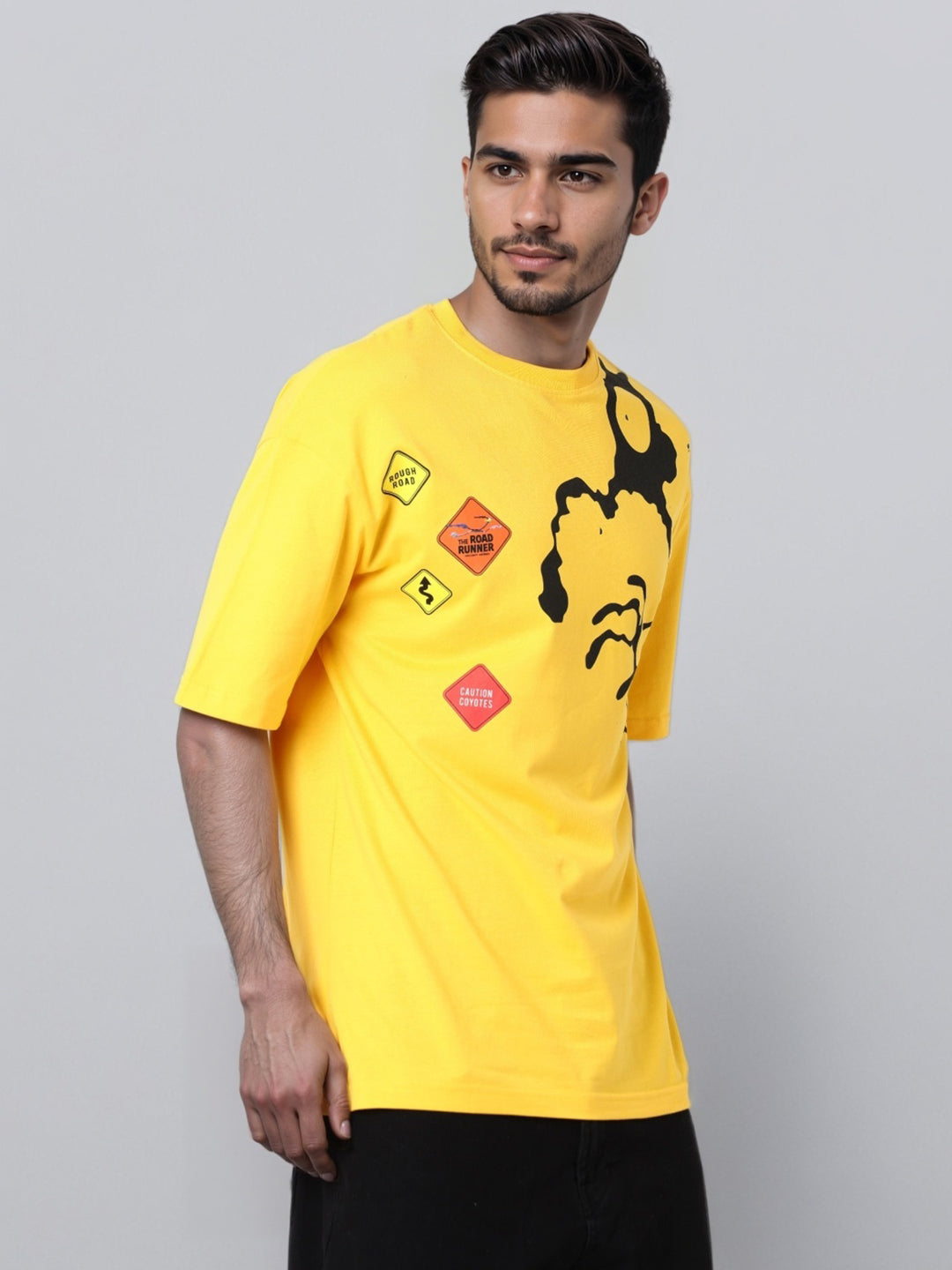 Men's Printed Pockets Boxy T-shirt