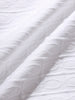 Men's White Regular Fit Textured Party Wear Shirt