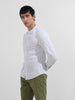 Men's Green Regular Fit Striped Casual Shirt