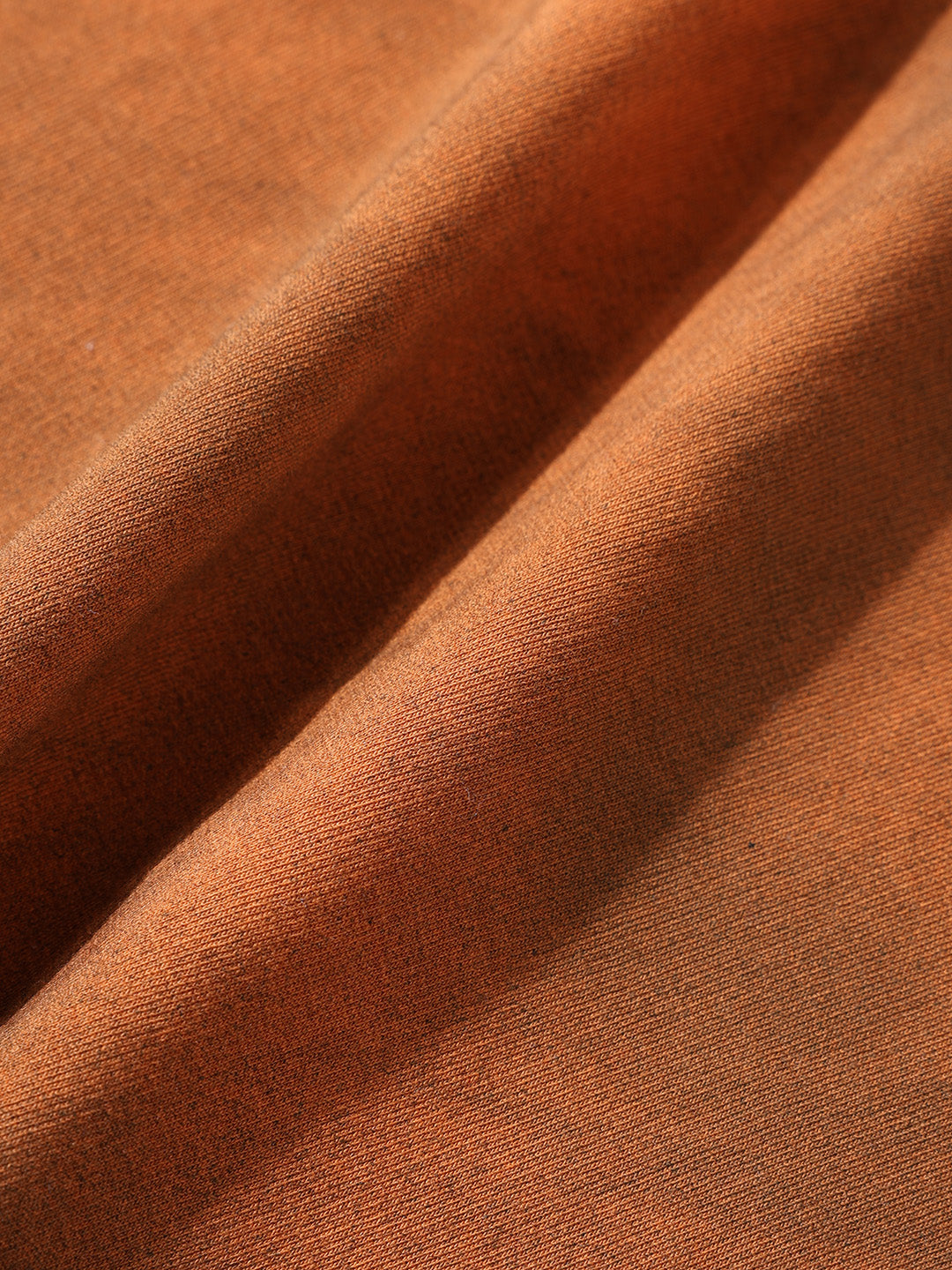 Men's Orange Relaxed Fit Graphic Printed 240 GSM Casual T-Shirt