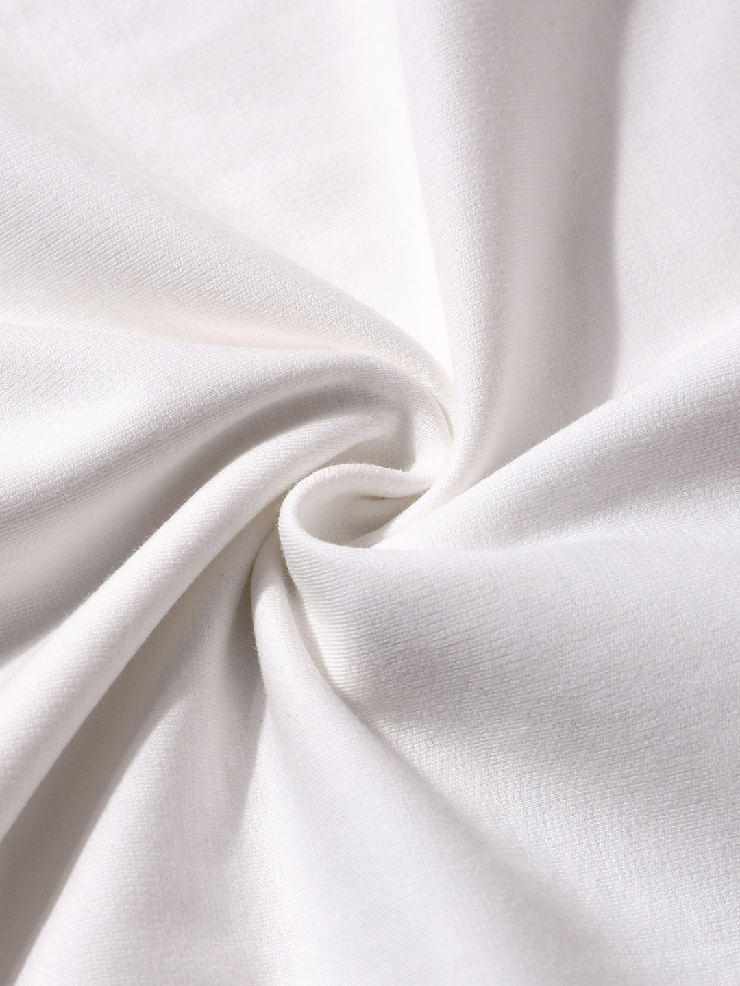 Men's White Relaxed Fit Embroided 240 GSM Casual T-Shirt