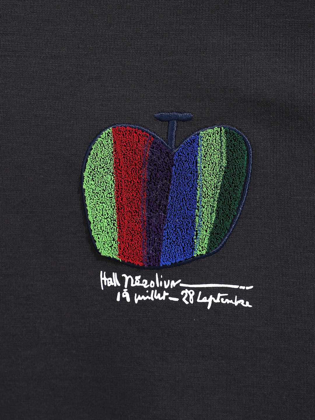 Men's Grey Relaxed Fit Embroided 240 GSM Casual T-Shirt