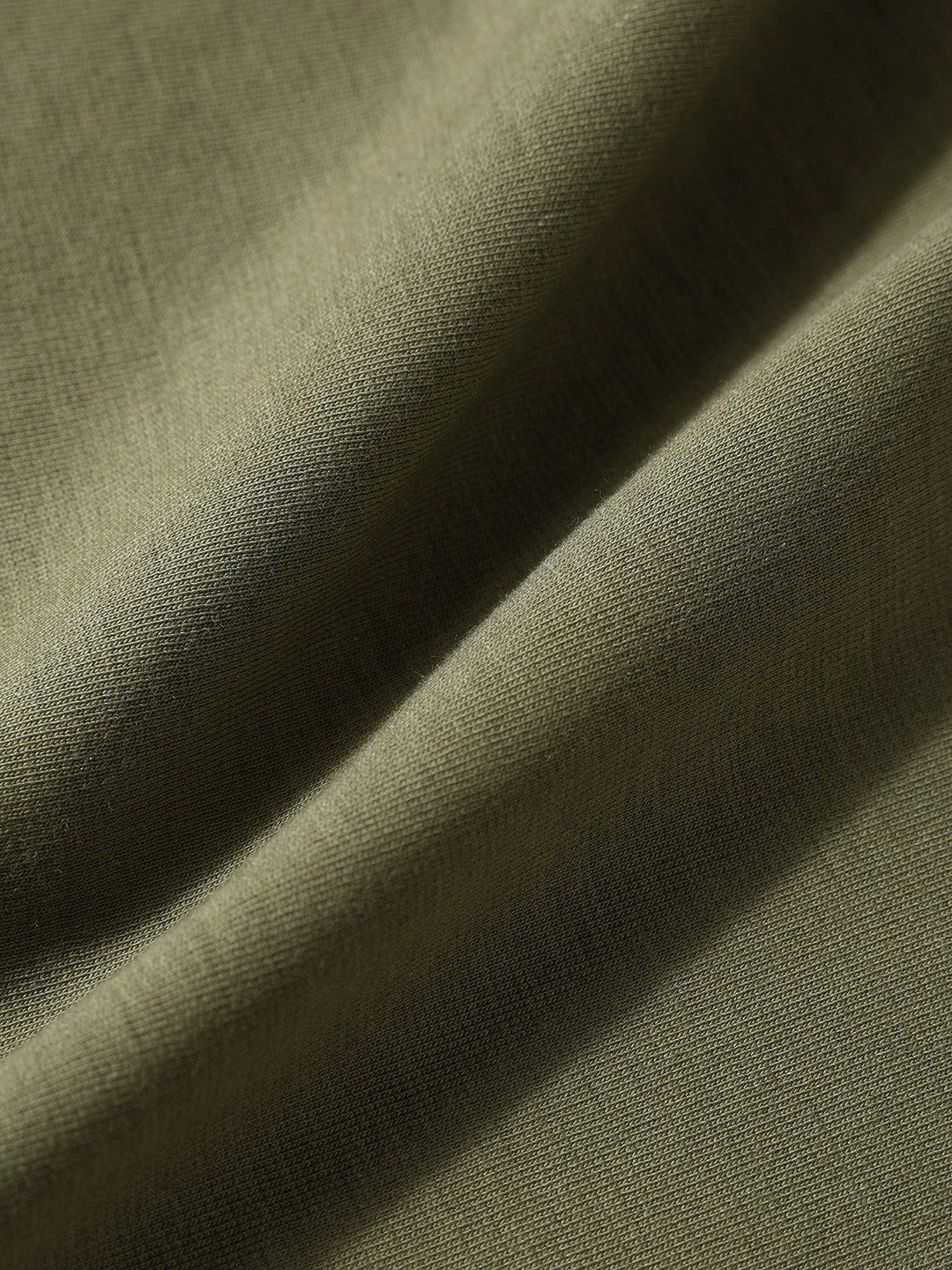 Men's Green Relaxed Fit Embroided 240 GSM Casual T-Shirt