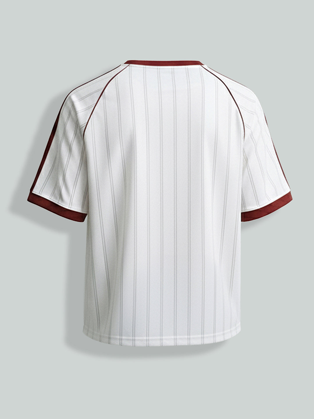 Men's White Relaxed Fit Printed 240 GSM Sport Wear T-Shirt