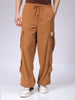 Men's Wide Leg Textured Cargo Jogger