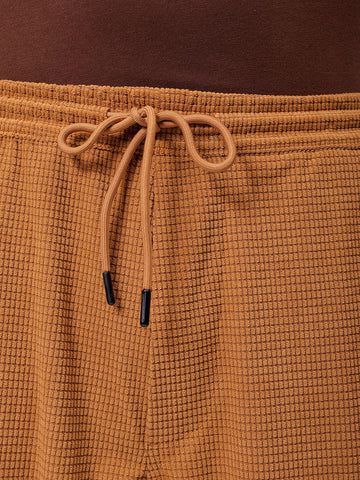 Men's Wide Leg Textured Cargo Jogger