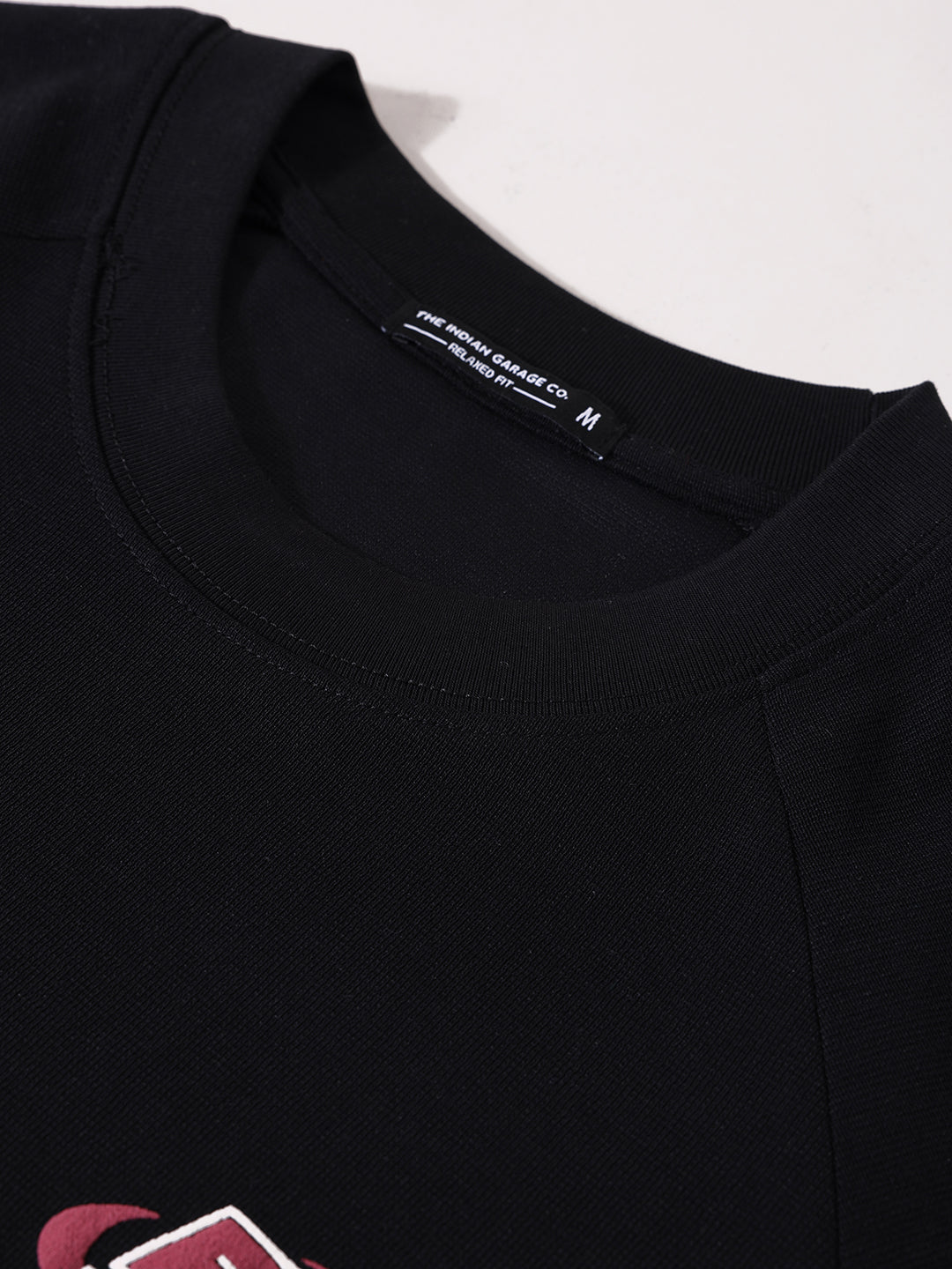 Men's Black Relaxed Fit Graphic Printed 240 GSM Street Wear T-Shirt