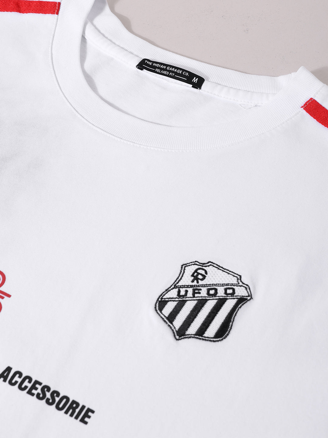 Men's White Relaxed Fit Graphic Printed 240 GSM Street Wear T-Shirt