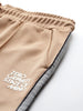 Men's Brown Relaxed Fit Street Joggers
