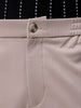 Men's Beige Regular Fit Casual Chinos