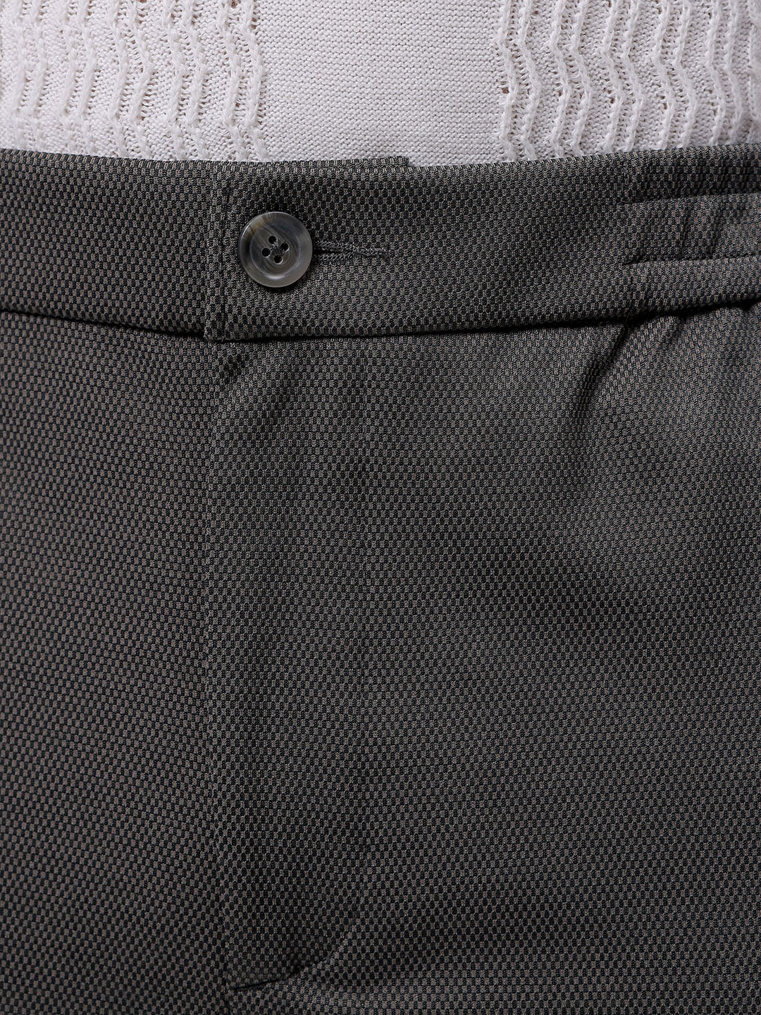 Men's Green Regular Fit Casual Chinos