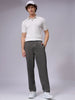 Men's Green Regular Fit Casual Chinos