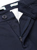 Men's Navy Blue Blue Regular Fit Casual Chinos