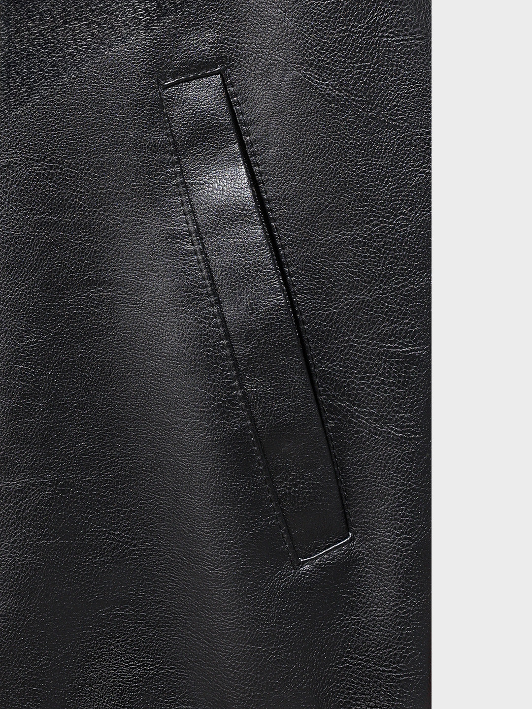 Men's Black Relaxed Fit  Casual Jacket