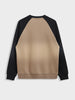 Men's Beige Relaxed Fit Embroided Casual Sweatshirt