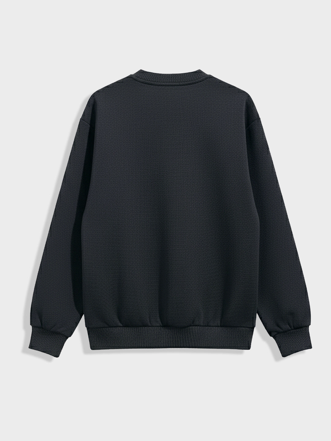 Men's Grey Relaxed Fit Graphic Printed Casual Sweatshirt